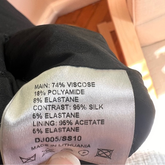 Karen Millen Black Sheath Midi Dress 4 - Picture 7 of 7